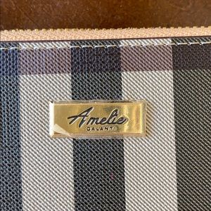 Amelie Galanti Plaid Wallet